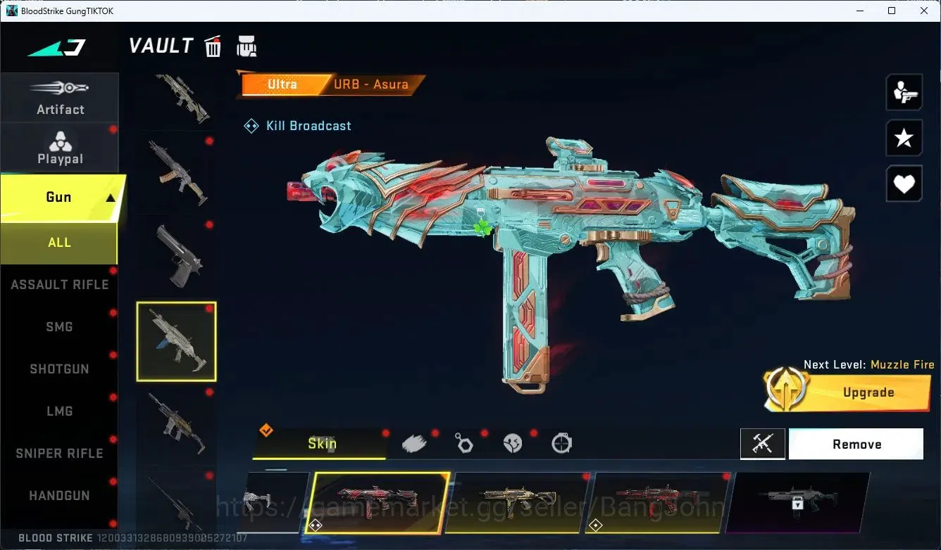 Blood Strike Accounts ASIA | AOT: RAN, M700, FAL | 1 TR Melee | 1 Ultra  image 10
