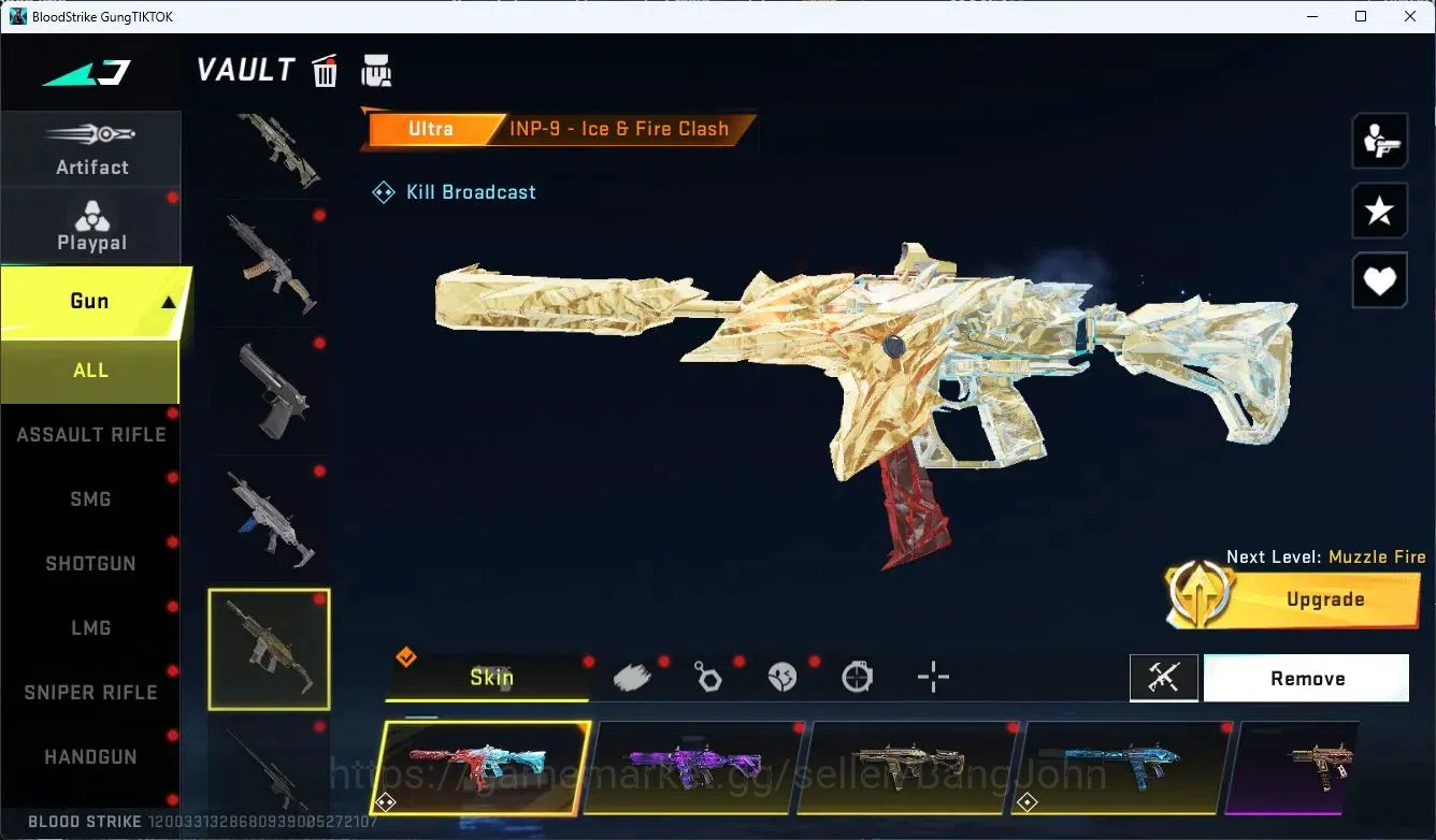 Blood Strike Accounts ASIA | AOT: RAN, M700, FAL | 1 TR Melee | 1 Ultra  image 11