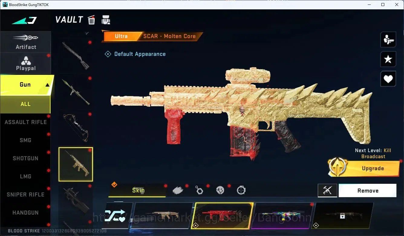Blood Strike Accounts ASIA | AOT: RAN, M700, FAL | 1 TR Melee | 1 Ultra  image 13