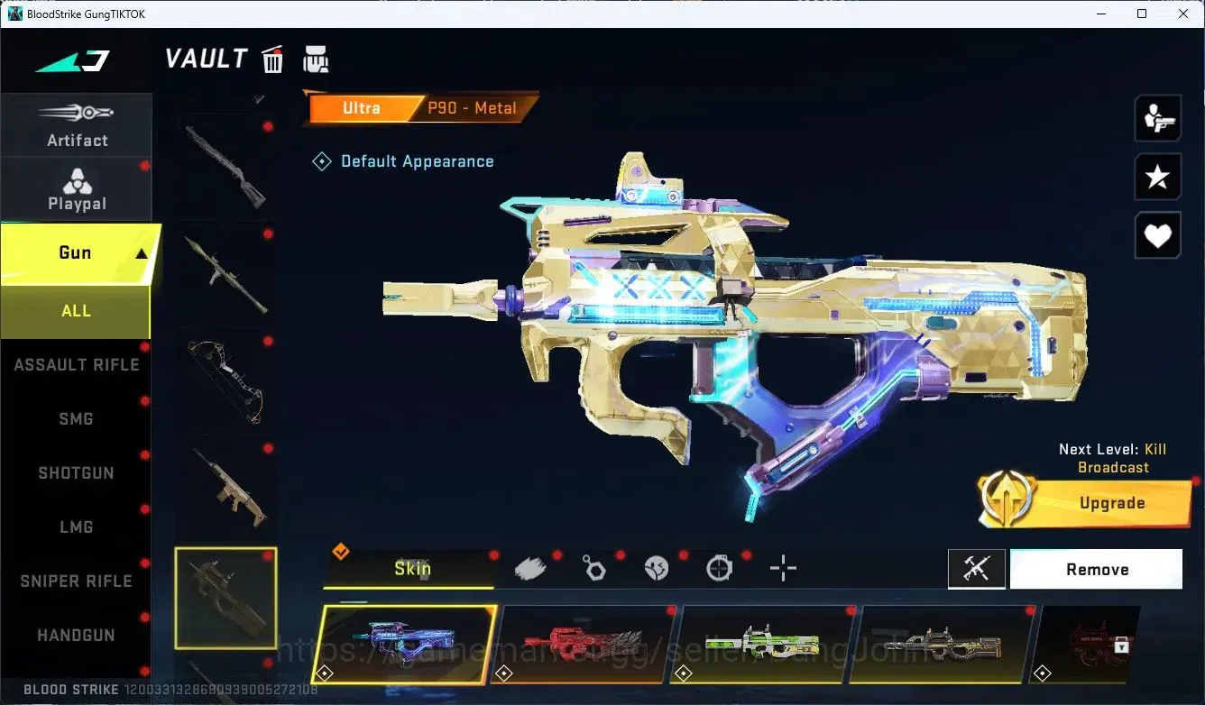 Blood Strike Accounts ASIA | AOT: RAN, M700, FAL | 1 TR Melee | 1 Ultra  image 14