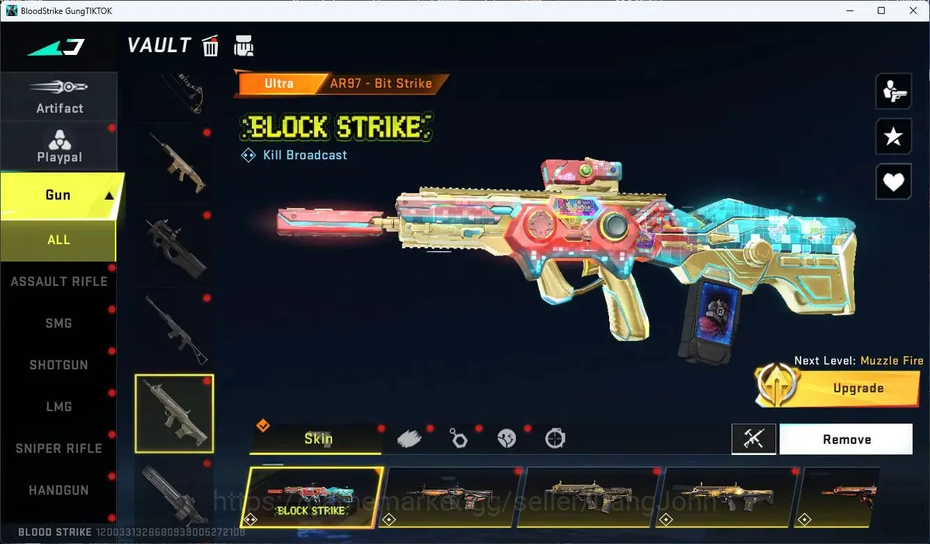 Blood Strike Accounts ASIA | AOT: RAN, M700, FAL | 1 TR Melee | 1 Ultra  image 15