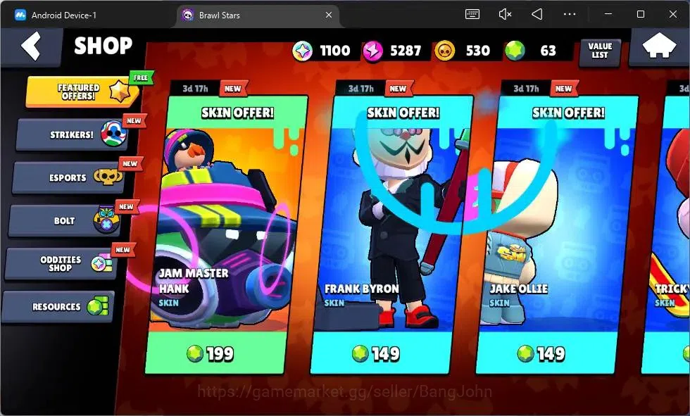 Brawl Stars Accounts Global |431 Thropy | 11 Brawler| 1 Max Hypercharge image 4