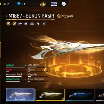 Free Fire Accounts Indonesia | M1887 - Gurun Pasir, M1887 - Mamba Gnaw | Electrify Bunny Bp, Bunny Mastermind Bp |Check SS