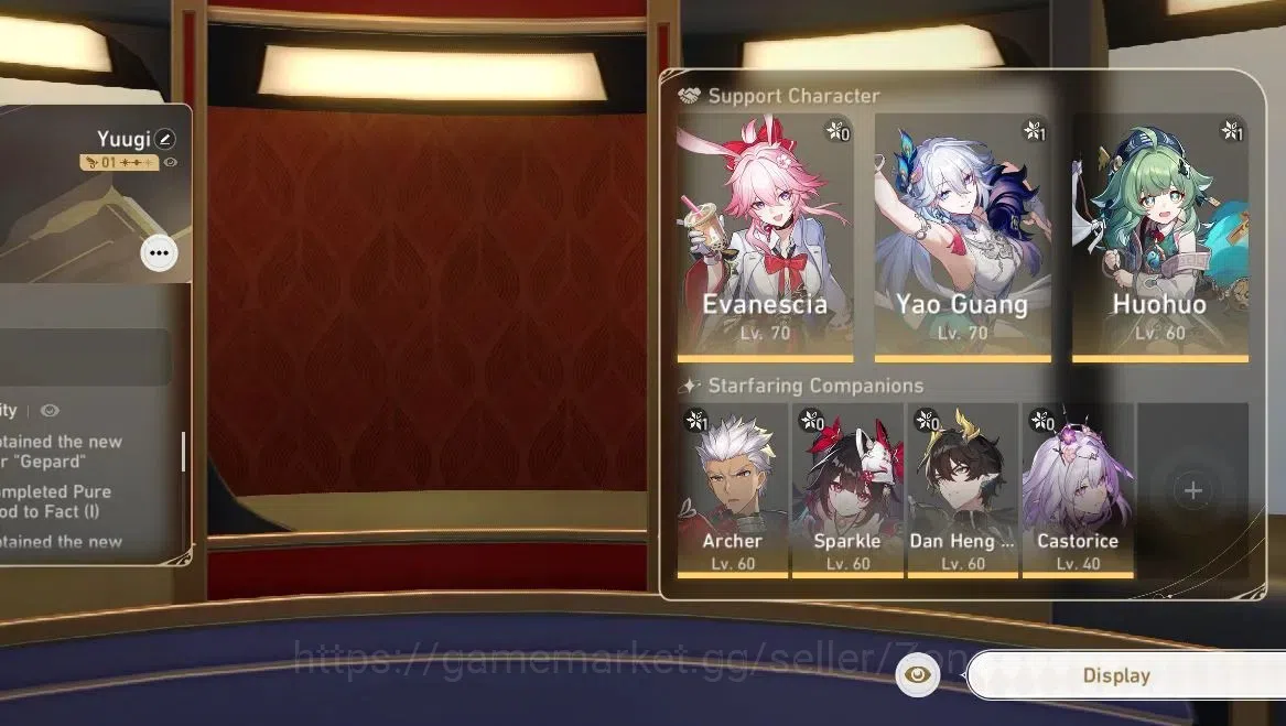 Honkai Star Rail Accounts ASIA|TL52|Evanescia Lv70|Yao Guang Lv70|Huohuo Lv6 image 12