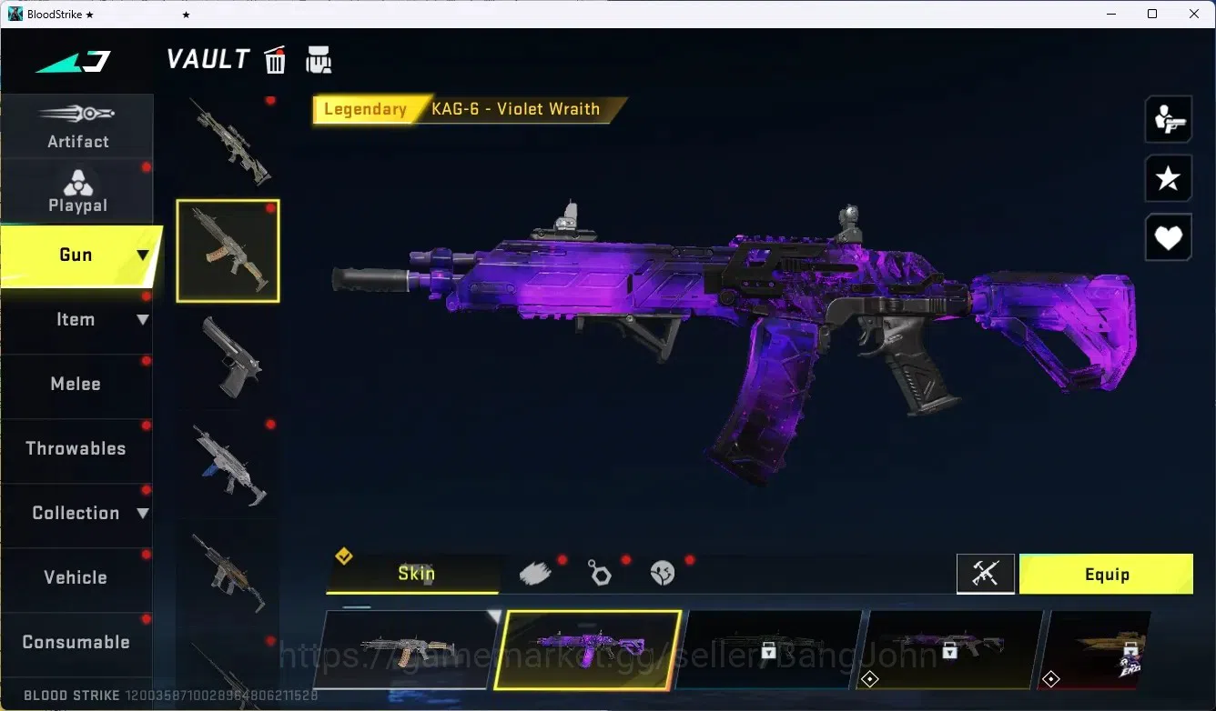 Blood Strike Accounts ASIA|Limited ButterflyKnife|4 Ultra Gun|8 Legendar image 4