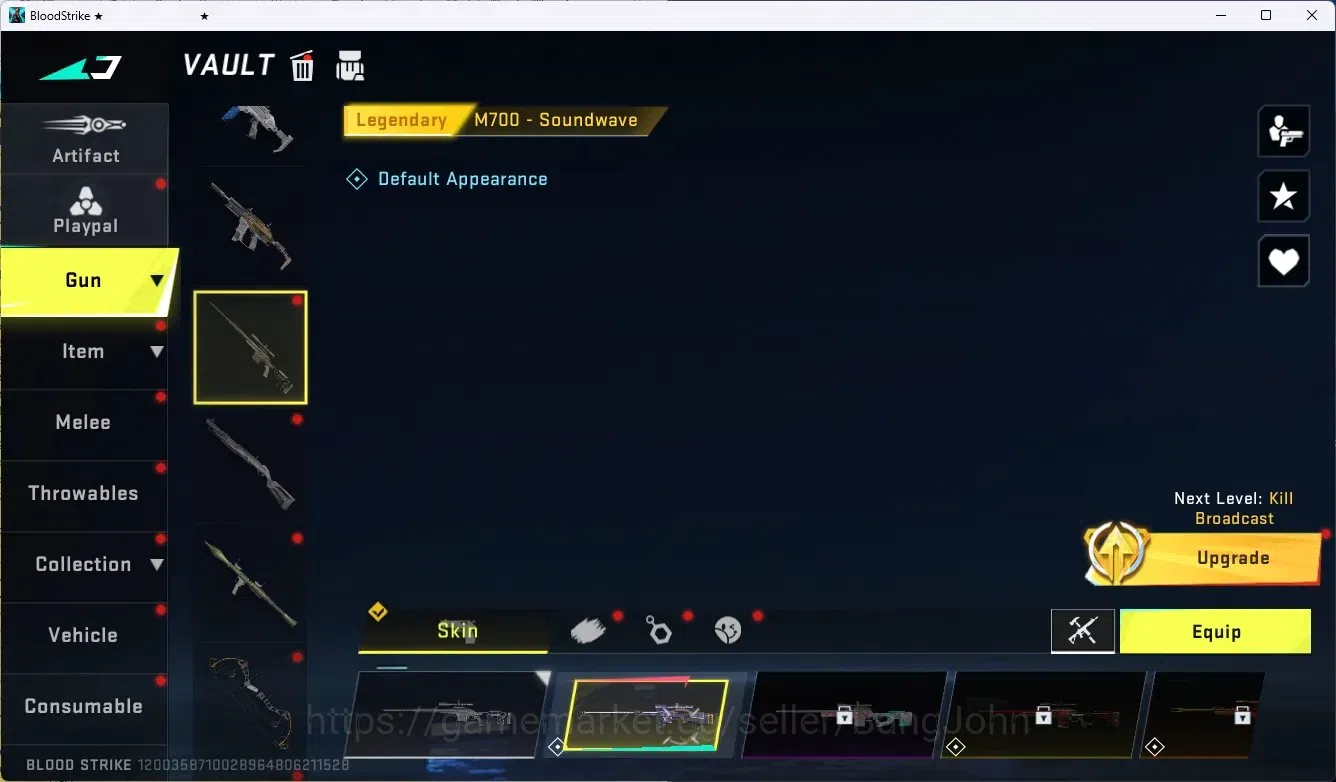 Blood Strike Accounts ASIA|Limited ButterflyKnife|4 Ultra Gun|8 Legendar image 6