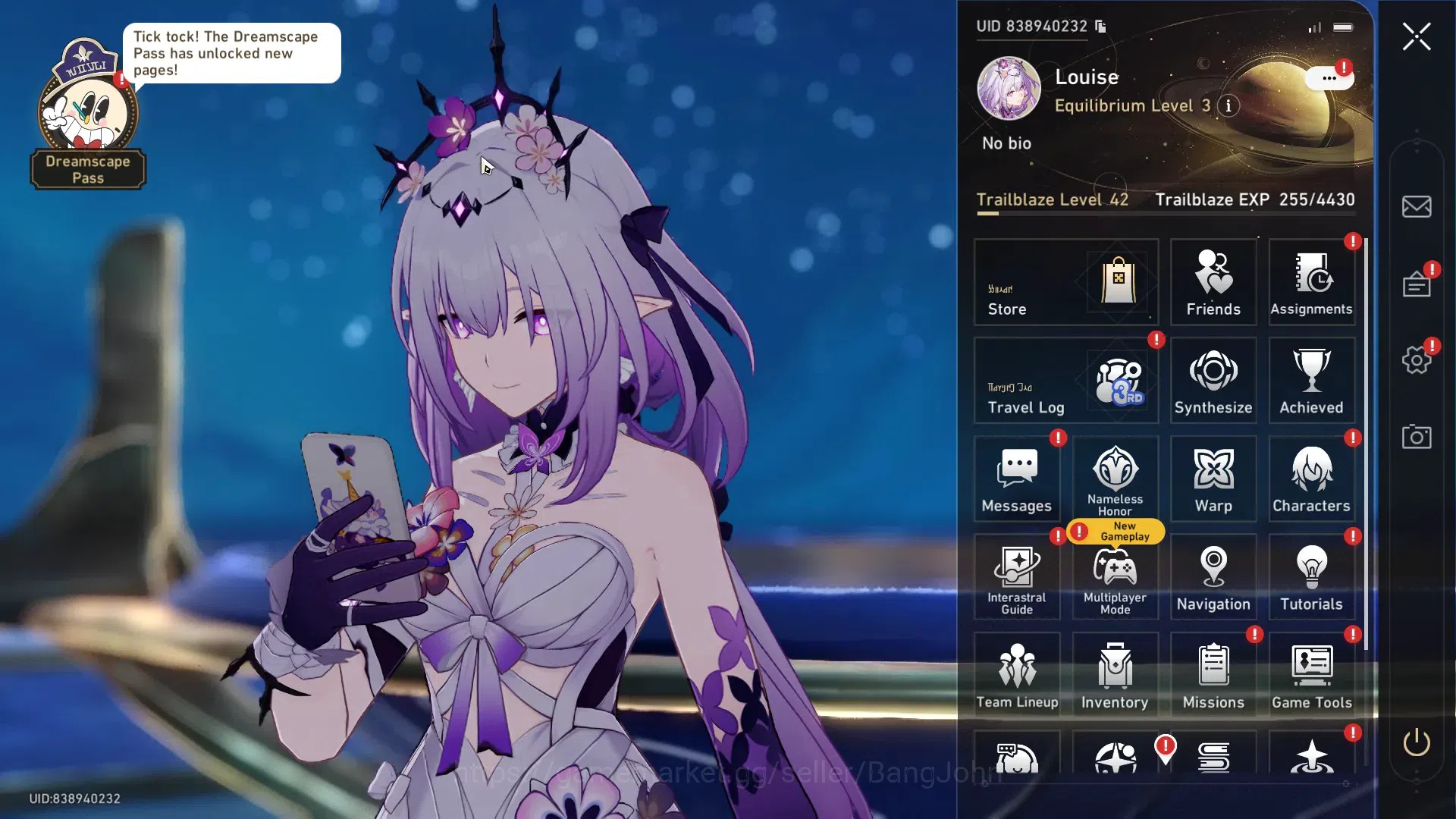 Honkai Star Rail Accounts Others ASIA | TL42 | 15 Lim | Castorice | Robin | Silver Wolf | Ruan Mei | Sparkle | Huohuo 1