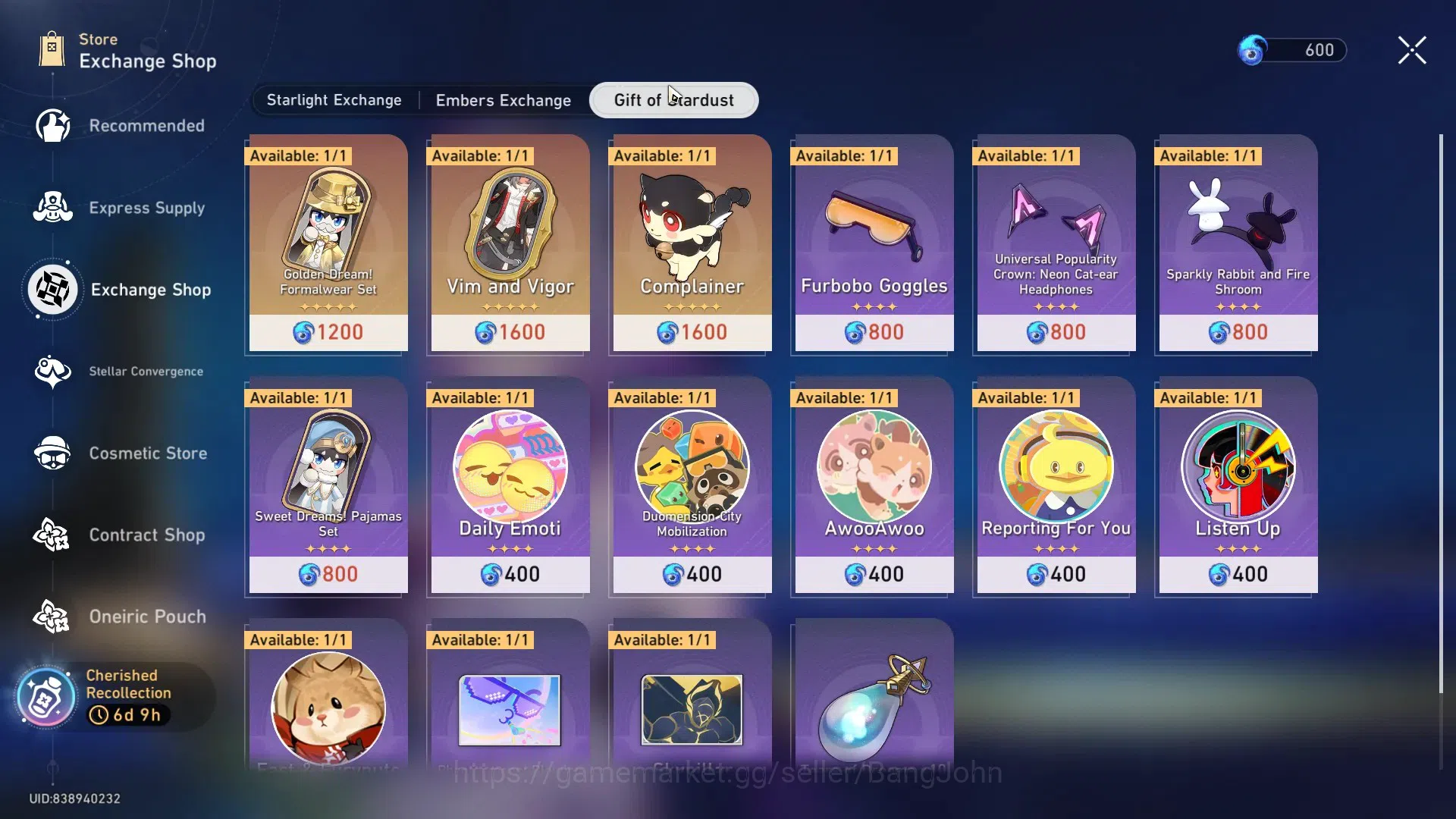 Honkai Star Rail Accounts Others ASIA | TL42 | 15 Lim | Castorice | Robin | Silver Wolf | Ruan Mei | Sparkle | Huohuo 16