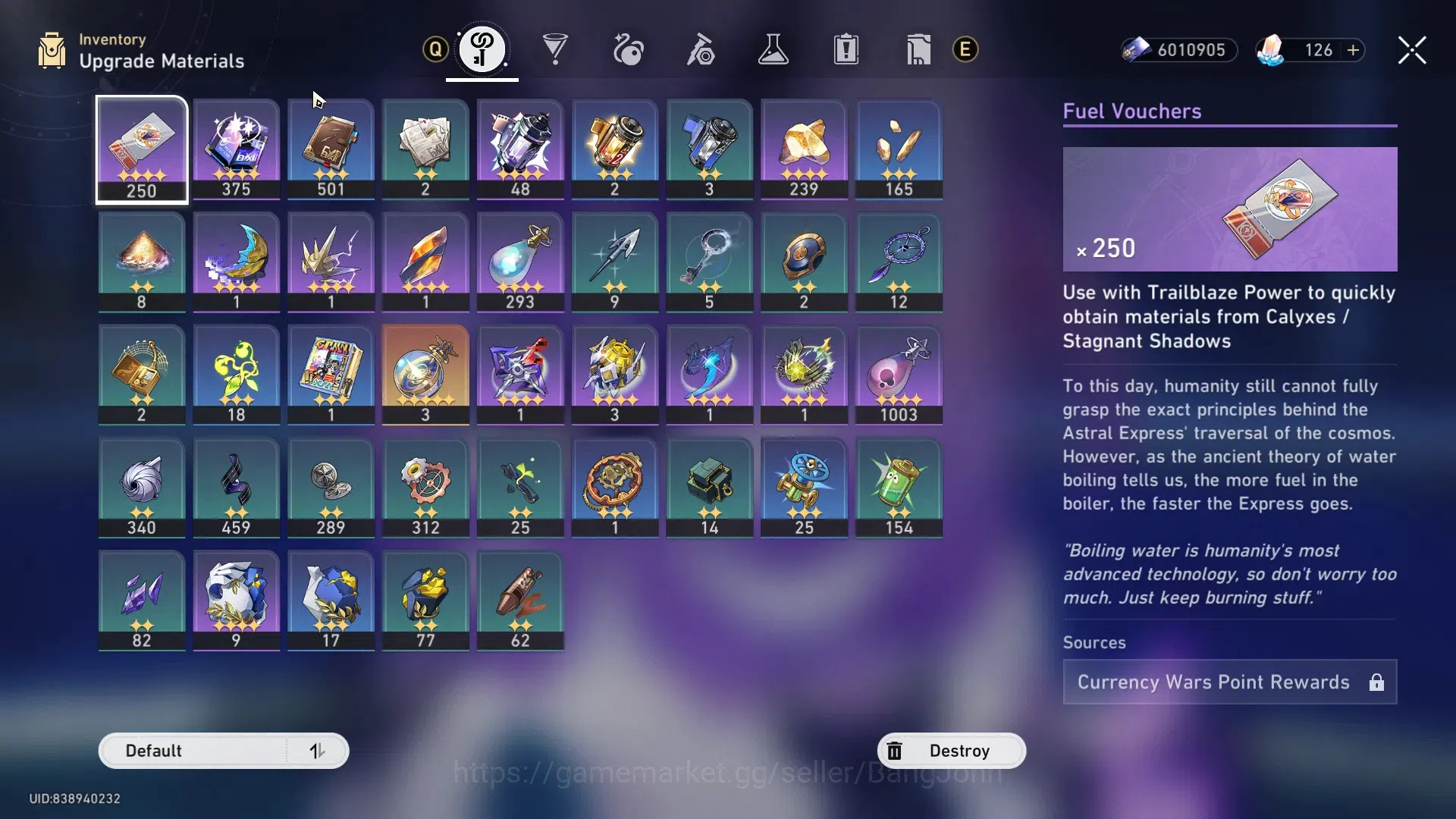 Honkai Star Rail Accounts Others ASIA | TL42 | 15 Lim | Castorice | Robin | Silver Wolf | Ruan Mei | Sparkle | Huohuo 4