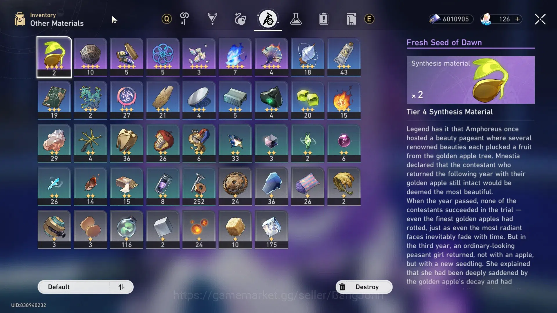 Honkai Star Rail Accounts Others ASIA | TL42 | 15 Lim | Castorice | Robin | Silver Wolf | Ruan Mei | Sparkle | Huohuo 7