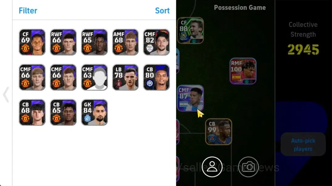 eFootball Accounts Android|495 Coin|Epic Samuel Eto'o,Andriy Shevchen image 2