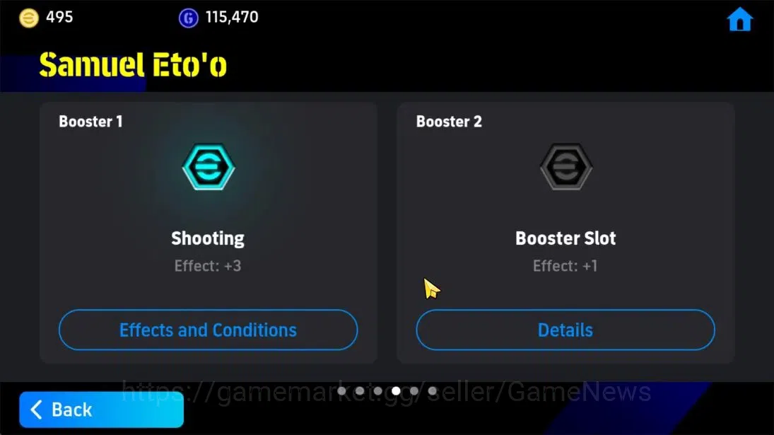 eFootball Accounts Android|495 Coin|Epic Samuel Eto'o,Andriy Shevchen image 7