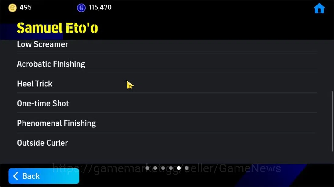 eFootball Accounts Android|495 Coin|Epic Samuel Eto'o,Andriy Shevchen image 9