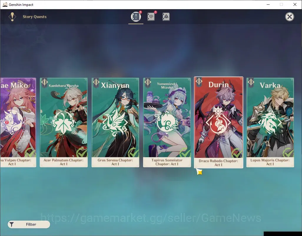 Genshin Impact Accounts ASIA|AR 56|5 Limited + 4 (*5 Weapon)|Flins + Signa image 20