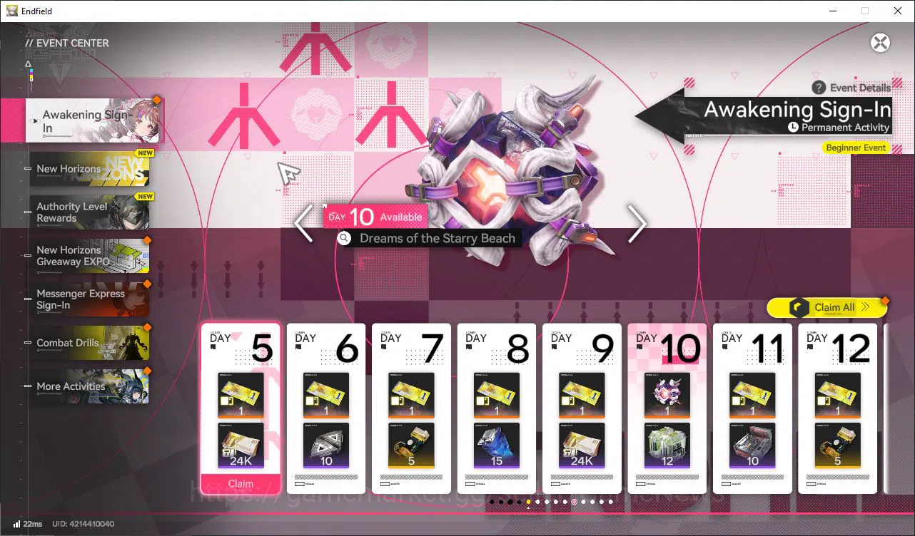 Arknights: Endfield Accounts Asia Lv9|4k Arsenal|4SSR (Lifeng,Yvonne,Pogranichnik,etc)+8SR |5 5*WP|130 Oro,12 7