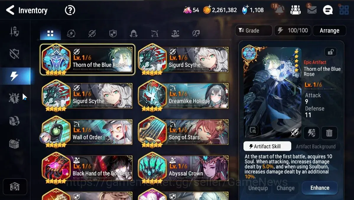 Epic Seven Accounts Limited Hero GLOBAL|UnVerif|5 ML[CPavel,DP Aria,LC Bellona, HLua, FLidica]+Jenua, AS 18