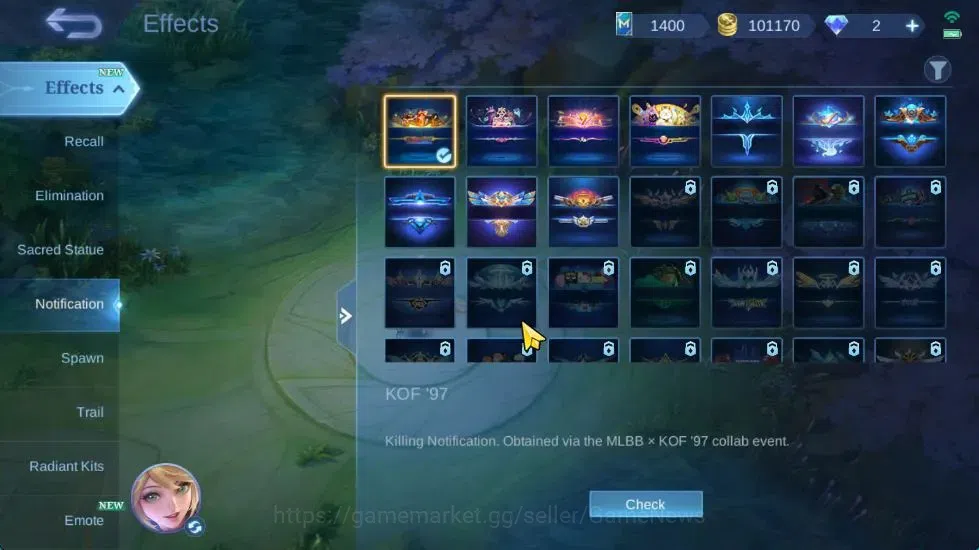 Mobile Legends: Bang Bang Accounts Hero 132|Skin 284|High Immo 100|KOF Karina,Trans R image 16