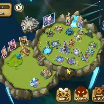Summoners War: Sky Arena Accounts Mid-Game GLOBAL Lv 64|1 LD[Lucifer]|15 Total NB5[Leo,Tshar,Savannah,Riley,Etc]|+37