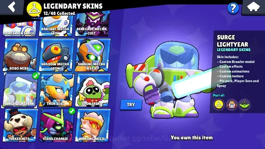 Brawl Stars Accounts Lvl 105|26K Trophy|96 Brawlers 27 MAX Lvl|3 Hypchar Skins 12 Legend 6 Myth 54 Epic|44K Bling 51K Coins 16