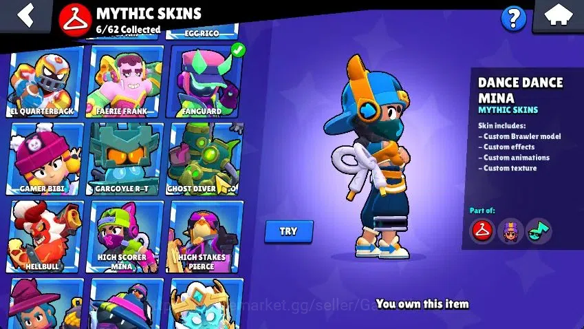 Brawl Stars Accounts Lvl 105|26K Trophy|96 Brawlers 27 MAX Lvl|3 Hypchar Skins 12 Legend 6 Myth 54 Epic|44K Bling 51K Coins 17