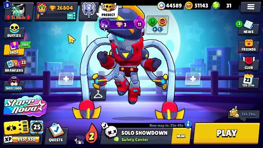 Brawl Stars Accounts Lvl 105|26K Trophy|96 Brawlers 27 MAX Lvl|3 Hypchar Skins 12 Legend 6 Myth 54 Epic|44K Bling 51K Coins 2