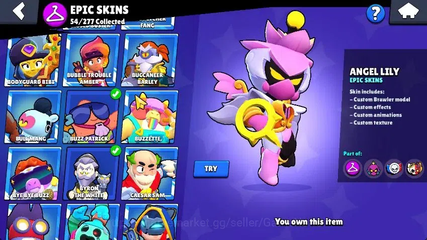 Brawl Stars Accounts Lvl 105|26K Trophy|96 Brawlers 27 MAX Lvl|3 Hypchar Skins 12 Legend 6 Myth 54 Epic|44K Bling 51K Coins 20
