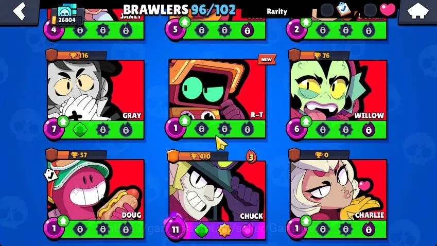 Brawl Stars Accounts Lvl 105|26K Trophy|96 Brawlers 27 MAX Lvl|3 Hypchar Skins 12 Legend 6 Myth 54 Epic|44K Bling 51K Coins 7