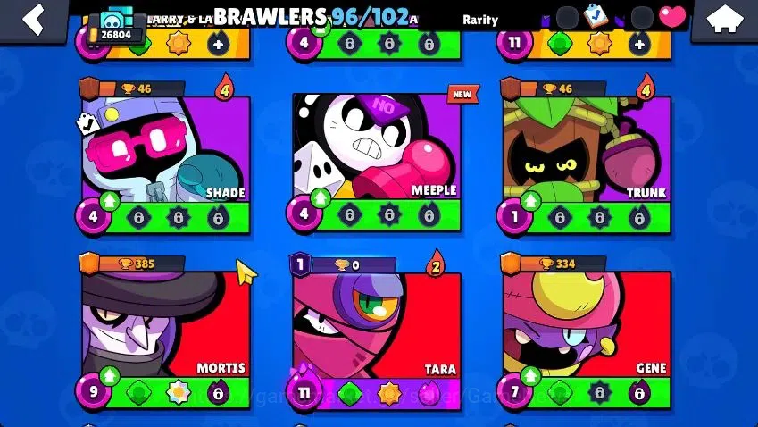 Brawl Stars Accounts Lvl 105|26K Trophy|96 Brawlers 27 MAX Lvl|3 Hypchar Skins 12 Legend 6 Myth 54 Epic|44K Bling 51K Coins 8