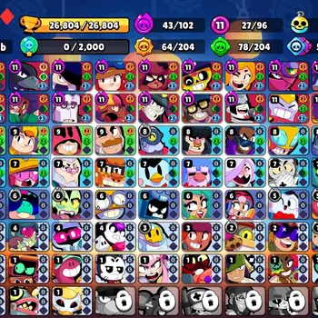 Brawl Stars Accounts Lvl 105|26K Trophy|96 Brawlers 27 MAX Lvl|3 Hypcha image 1