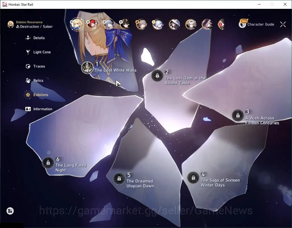 Honkai Star Rail Accounts Asia|TL 70|15 Limited|[Saber E1,Firefly,Archer,Yao image 5