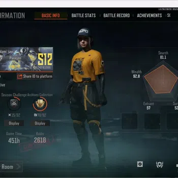 Arena Breakout High-End MOBILE Lvl 30|SV 110,7M|CV 103,9M|MORE SKIN,SYMPHO image 1