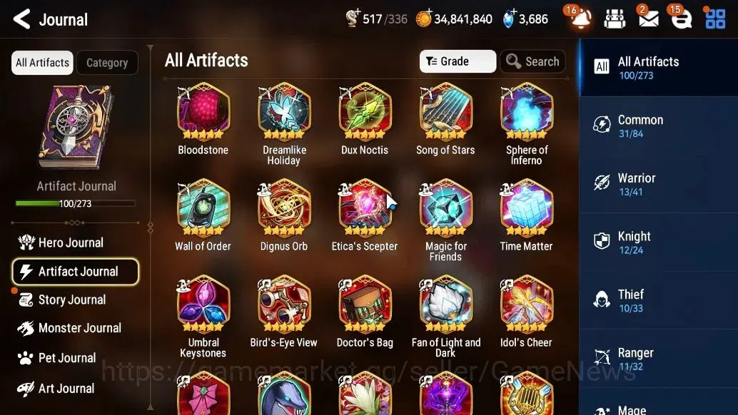 Epic Seven Accounts GLOBAL Unverif|19 ML(NOTOS,LOTScales,BArunka,GRas, image 13