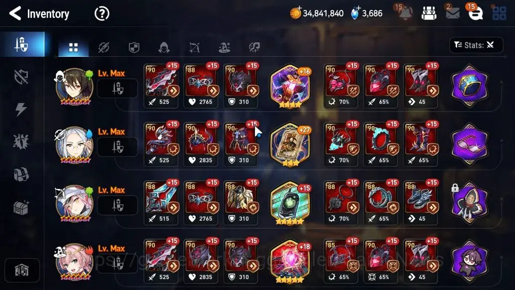 Epic Seven Accounts GLOBAL Unverif|19 ML(NOTOS,LOTScales,BArunka,GRas, image 20