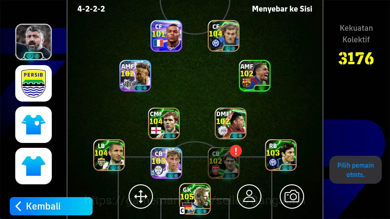 power 3179 | Chiellini epic, vieri epic, Neymar show, rijkaard epic, atep rizal epic, coin 1410 EFB926B eFootball Others power 3179 | Chiellini epic, vieri epic, Neymar sh image 1
