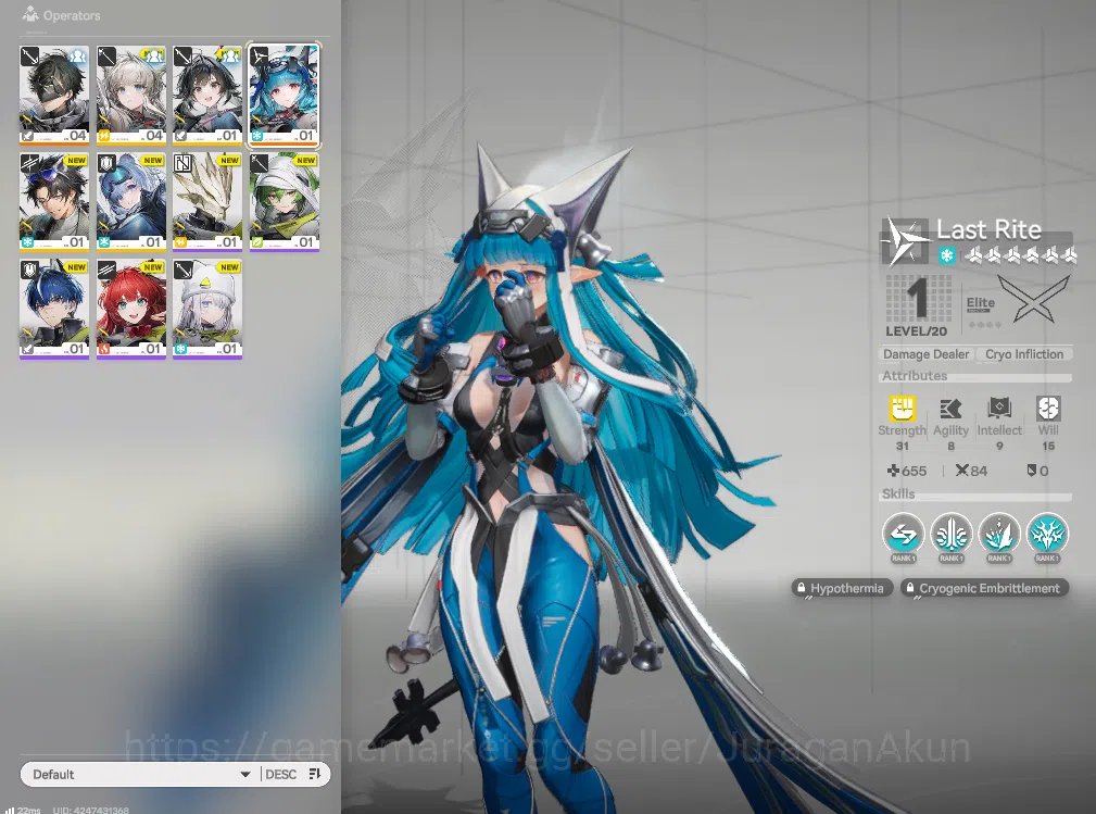 Arknights: Endfield Accounts Asia LVL 2 | Fresh Starter + 1 Meta SSR (Last Rite image 2