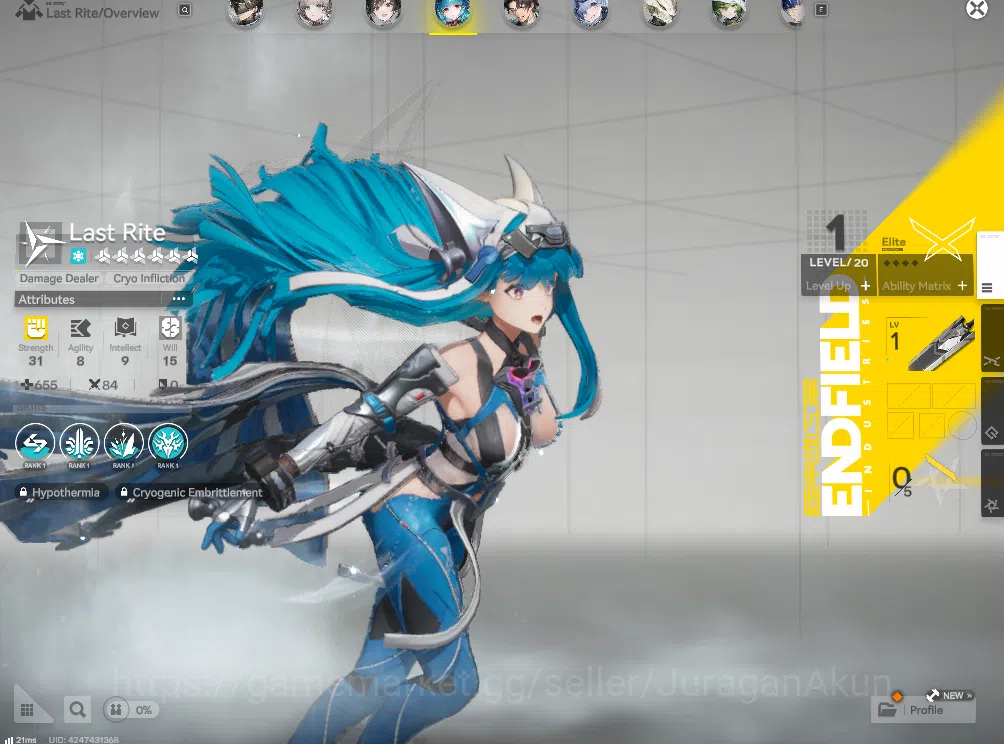 Arknights: Endfield Accounts Asia LVL 2 | Fresh Starter + 1 Meta SSR (Last Rite image 5