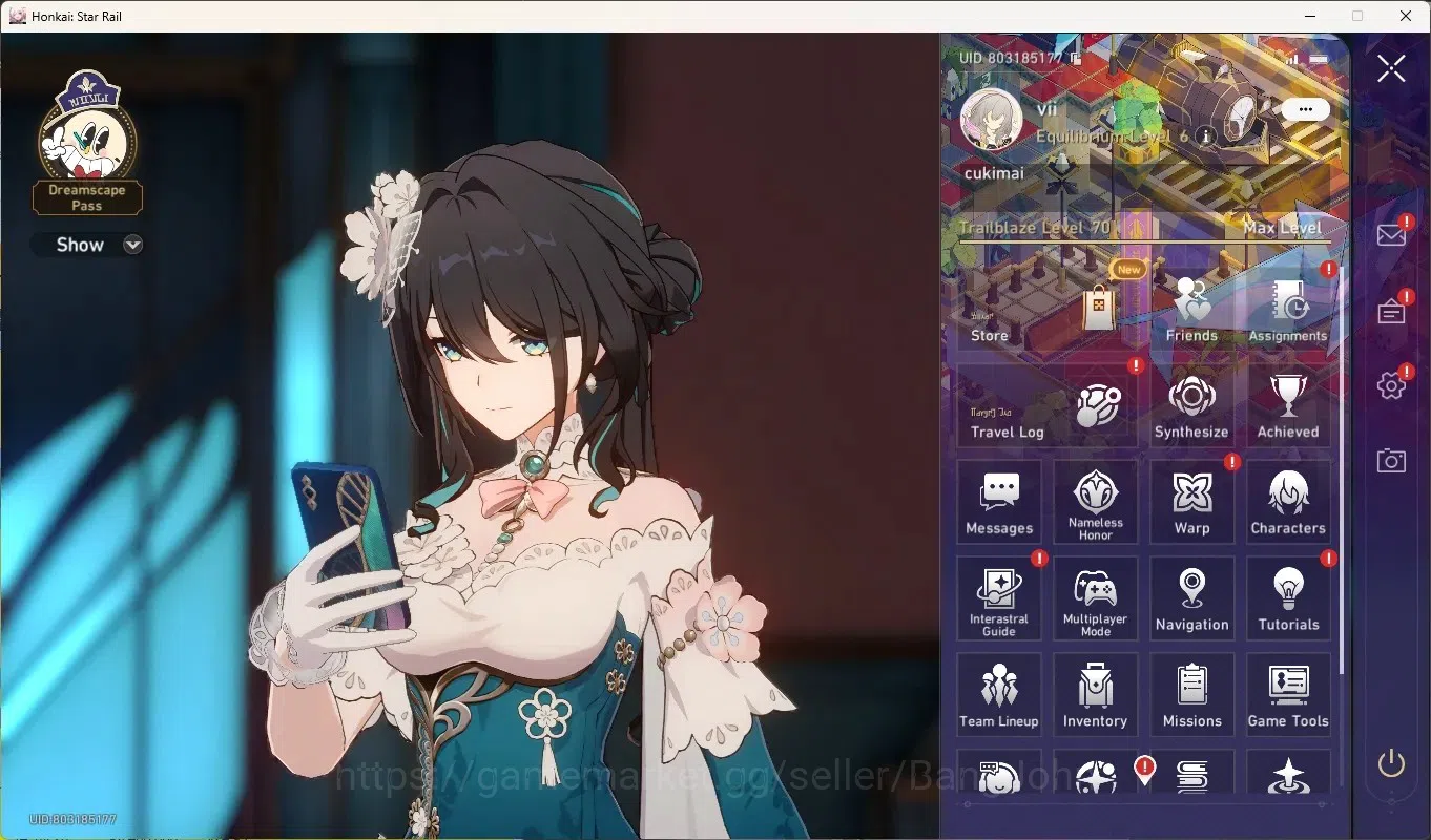 Honkai Star Rail Accounts Mid Game ASIA|TL 70|21 1