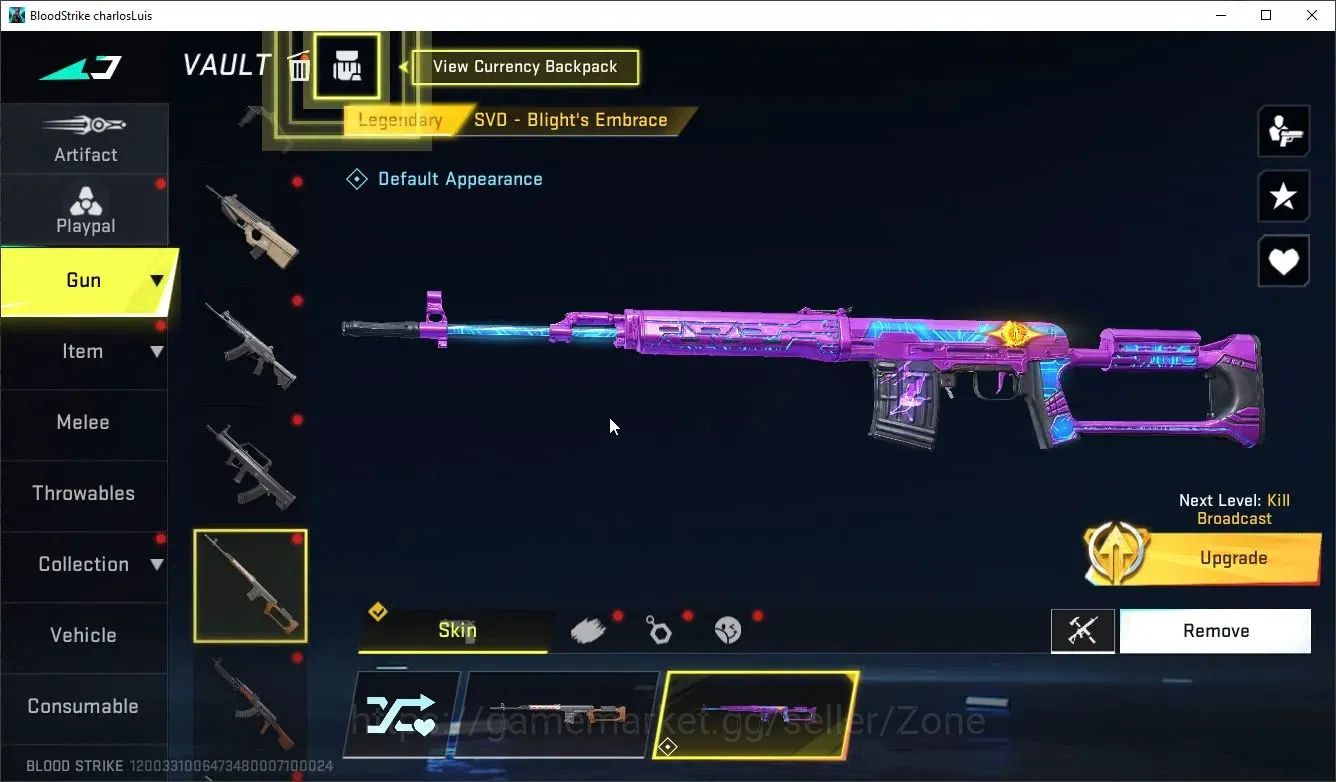 Blood Strike Accounts Others ASIA|2 EVA: SCAR-EVA-08,MCX-EVA-00|1 Limited|1 Ultra|8 Legendary Guns|2 Ultra Strikers|3 19