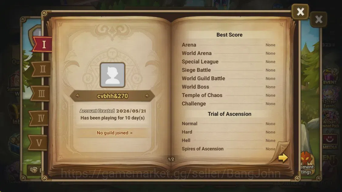 Summoners War: Sky Arena Accounts ASIA | Starter | Level 13 | Ready Gacha | 12-YSS + image 3