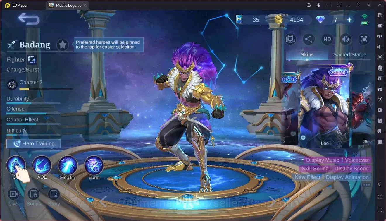 Mobile Legends: Bang Bang Accounts Global|Hero 98|Skin 165|Expert|KOF Karina|Luckybox image 1