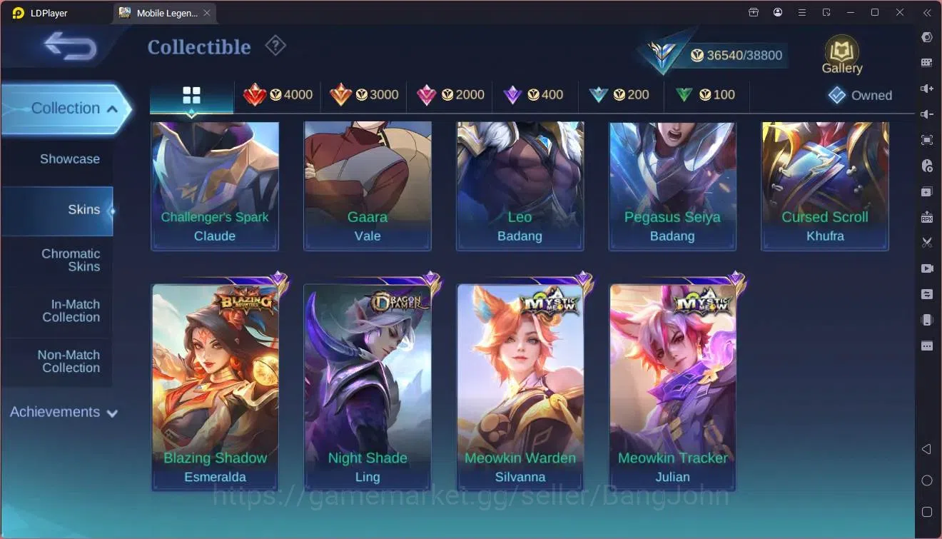 Mobile Legends: Bang Bang Accounts Global|Hero 98|Skin 165|Expert|KOF Karina|Luckybox image 10