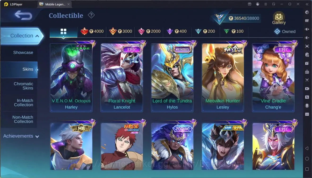 Mobile Legends: Bang Bang Accounts Global|Hero 98|Skin 165|Expert|KOF Karina|Luckybox image 12