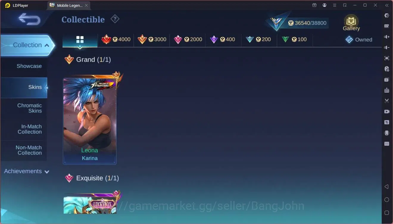 Mobile Legends: Bang Bang Accounts Global|Hero 98|Skin 165|Expert|KOF Karina|Luckybox image 15