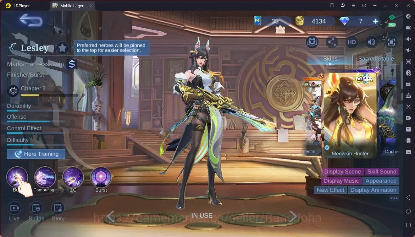 Mobile Legends: Bang Bang Accounts Global|Hero 98|Skin 165|Expert|KOF Karina|Luckybox image 4