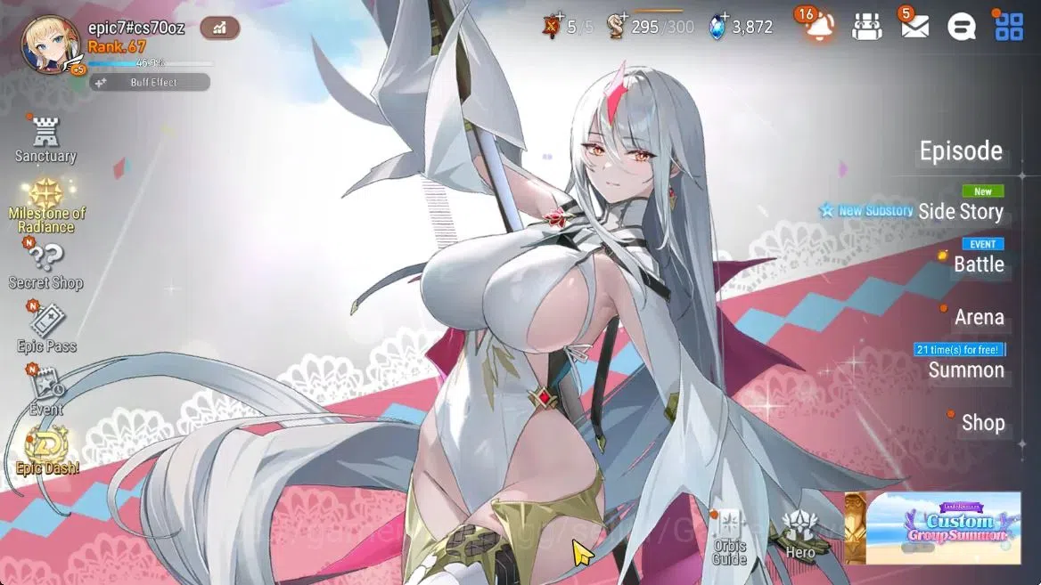 Epic Seven Accounts High-End GLOBAL UnVerif|New Era|15 ML (NM Luna,Straze,GenRas,Etc)+Aube,Ran,Rinak,Etc|Abyss F 51|3,8K 1