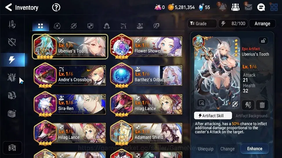 Epic Seven Accounts GLOBAL|UnVerif|3 ML (SN Yulha,SP Politis,SE Celine image 15