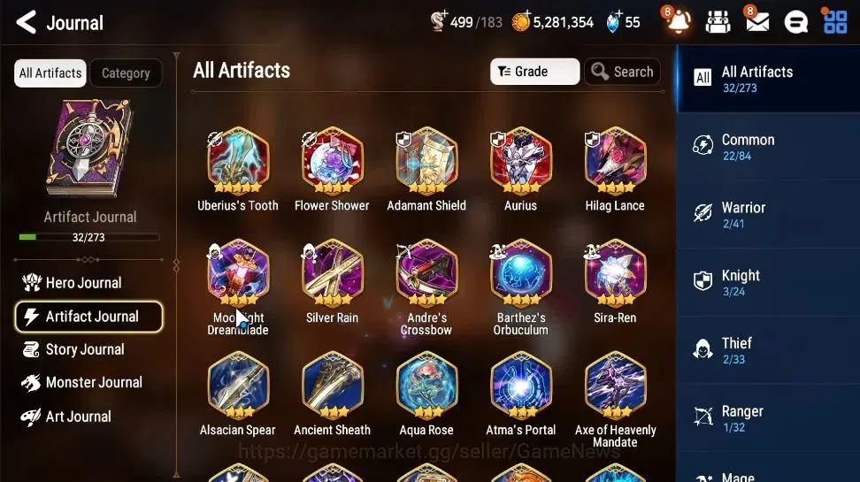 Epic Seven Accounts GLOBAL|UnVerif|3 ML (SN Yulha,SP Politis,SE Celine image 6