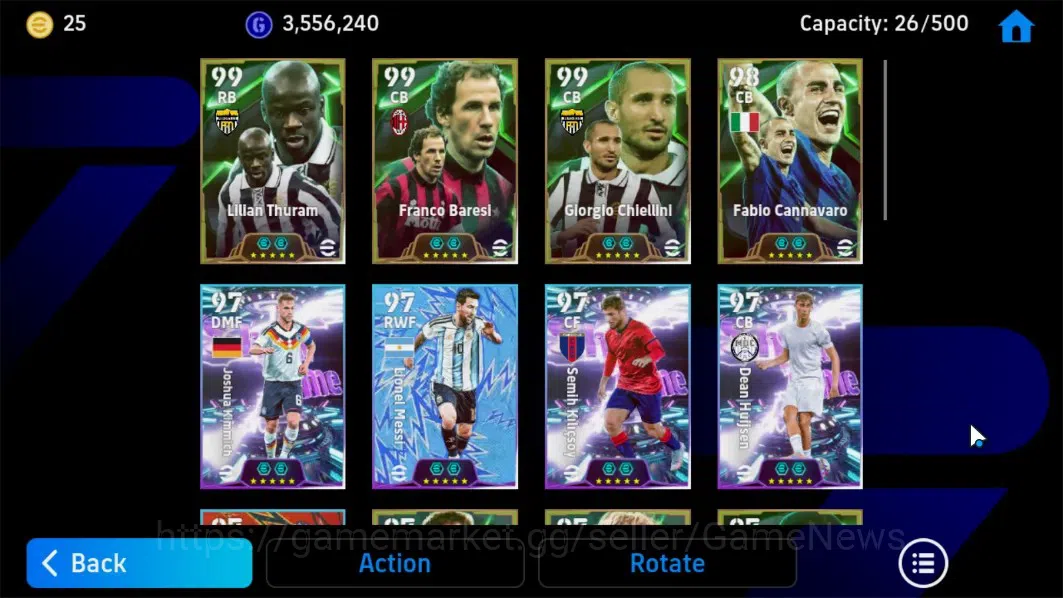 eFootball Accounts Android|Oliver Khan,Fabio Canavaro,Daniel Massaro, image 6