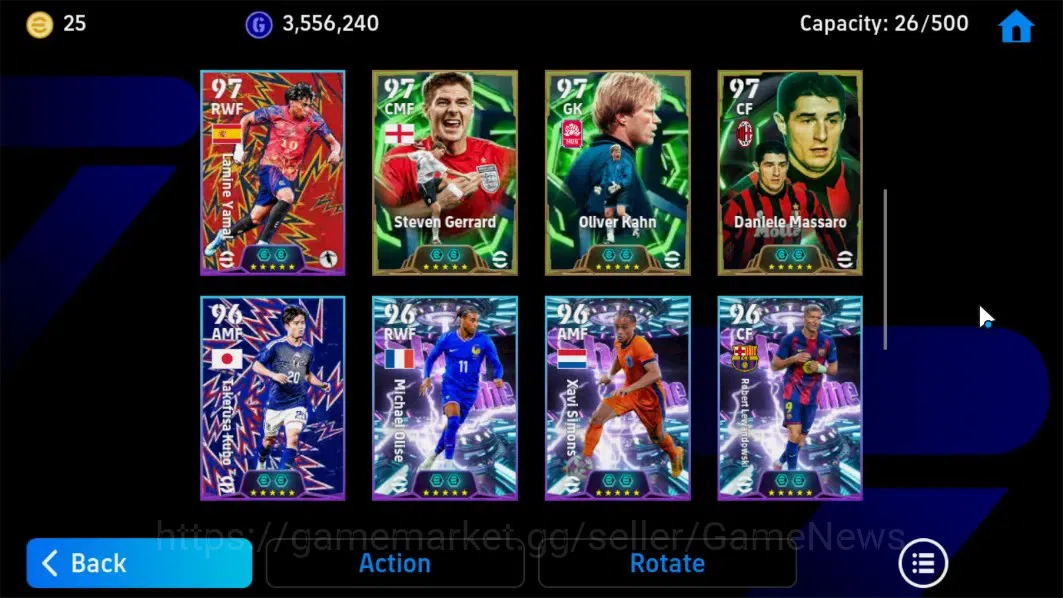 eFootball Accounts Android|Oliver Khan,Fabio Canavaro,Daniel Massaro, image 7