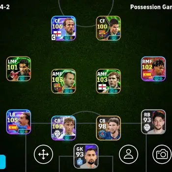 eFootball Accounts Legends & Iconic Players Mobile|PW 2980|New Harry Kane|New Marc Cucurella,Andres Iniesta Epic,Paul